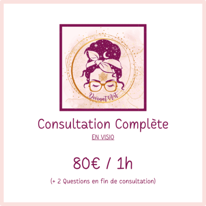Consultation Complète en visio 1h